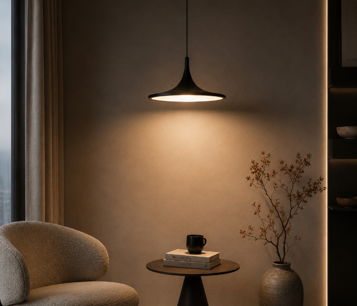 Minimalist Cone Pendant Light
